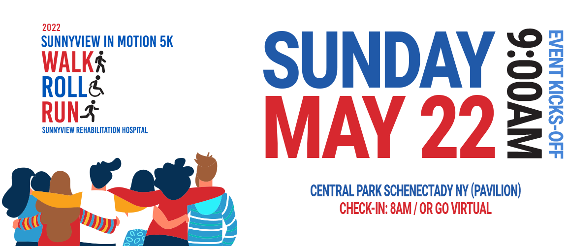 Sunday, May 22, Check-in: 8am, Kick-off: 9am, Central Park Schenectady NY (Pavilion) or Virtual