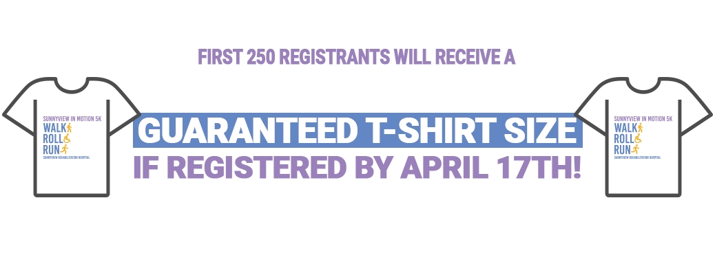 Free T-Shirt if registered by April 17